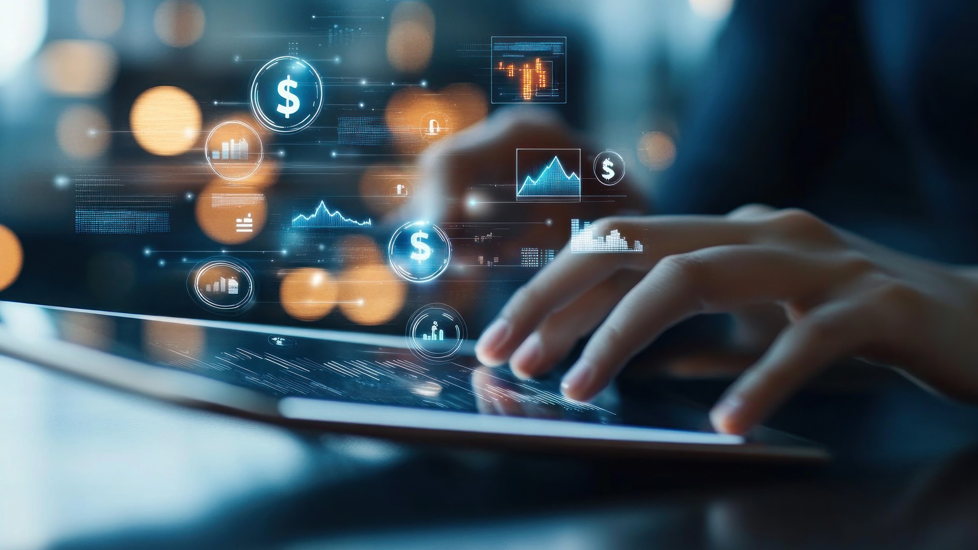 Concepto de sincronización de datos y conectividad digital